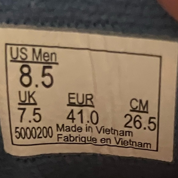 Vans Men's Atwood 2 Tone Red/Blue Low Top Skateboard Shoes Sneakers Size 8.5 - Picture 13 of 13